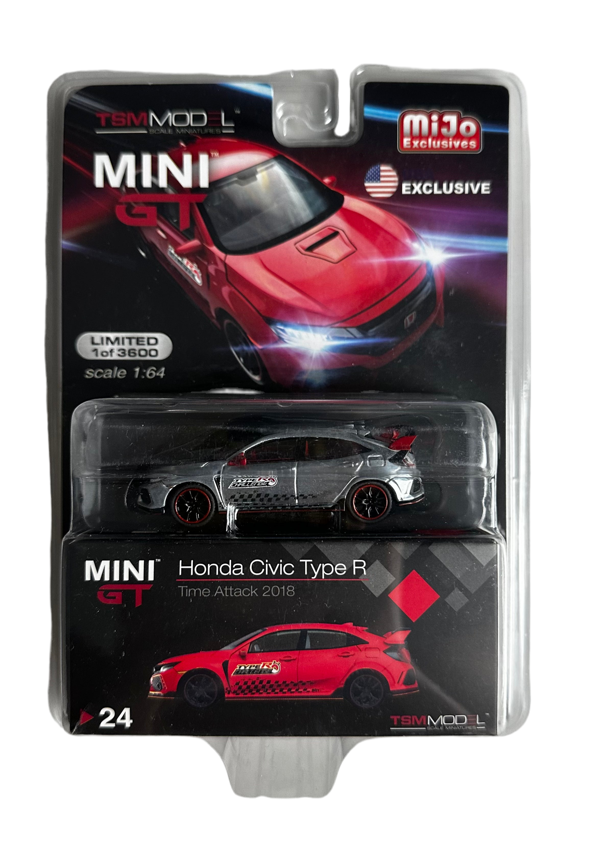 1/64 HONDA CIVIC TYPE R - TIME ATTACK 2018 “CHASE” (RAW EDITION)