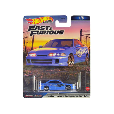 ACURA INTEGRA SEDÁN GSR PERSONALIZADO A ESCALA 1/64 - RÁPIDO Y FURIOSO