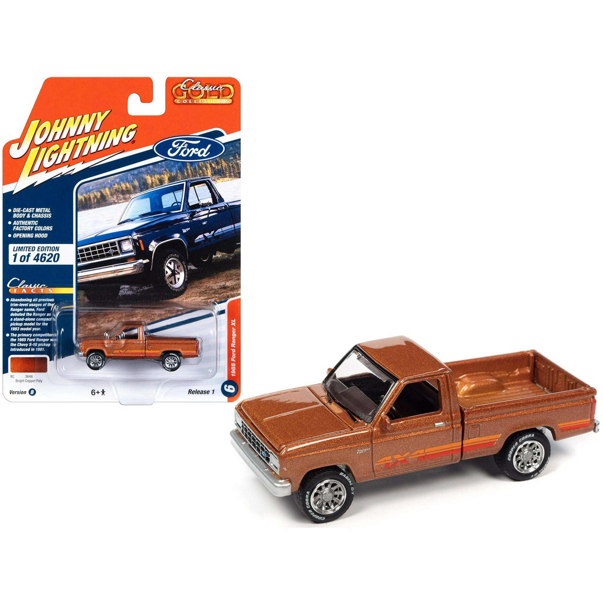 1/64 1985 FORD RANGER XL PICKUP - CLASSIC GOLD COLLECTION