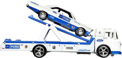 1/64 FORD GALAXIE 1965 Y FORD C-800 - TRANSPORTE DEL EQUIPO 