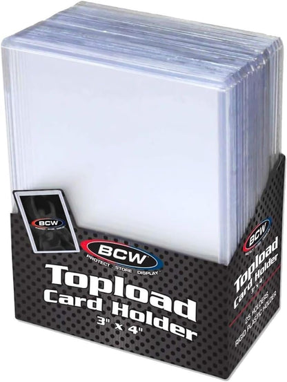 TOPLOAD CARD HOLDER 3"X4" 25 PCS