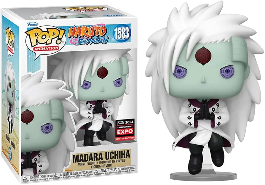 NARUTO SHIPPUDEN MADARA UCHINA FUNKO POP #1583 FUNKO 2024 ENTERTAINMENT EXPO LIMITED EDITION