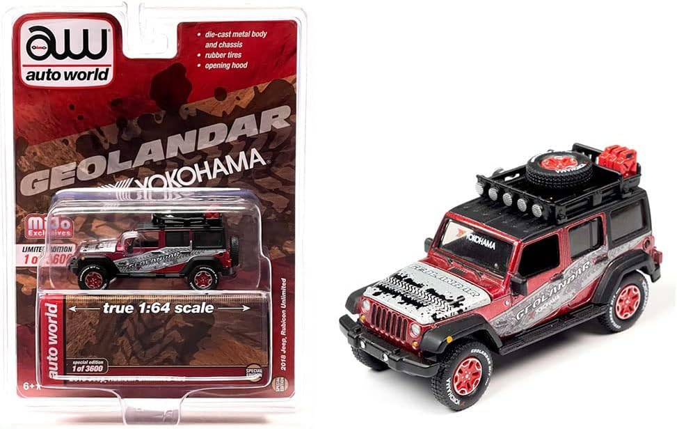 1/64 2018 JEEP WRANGLER RUBICON UNLIMITED - GEOLANDAR YOKOHAMA