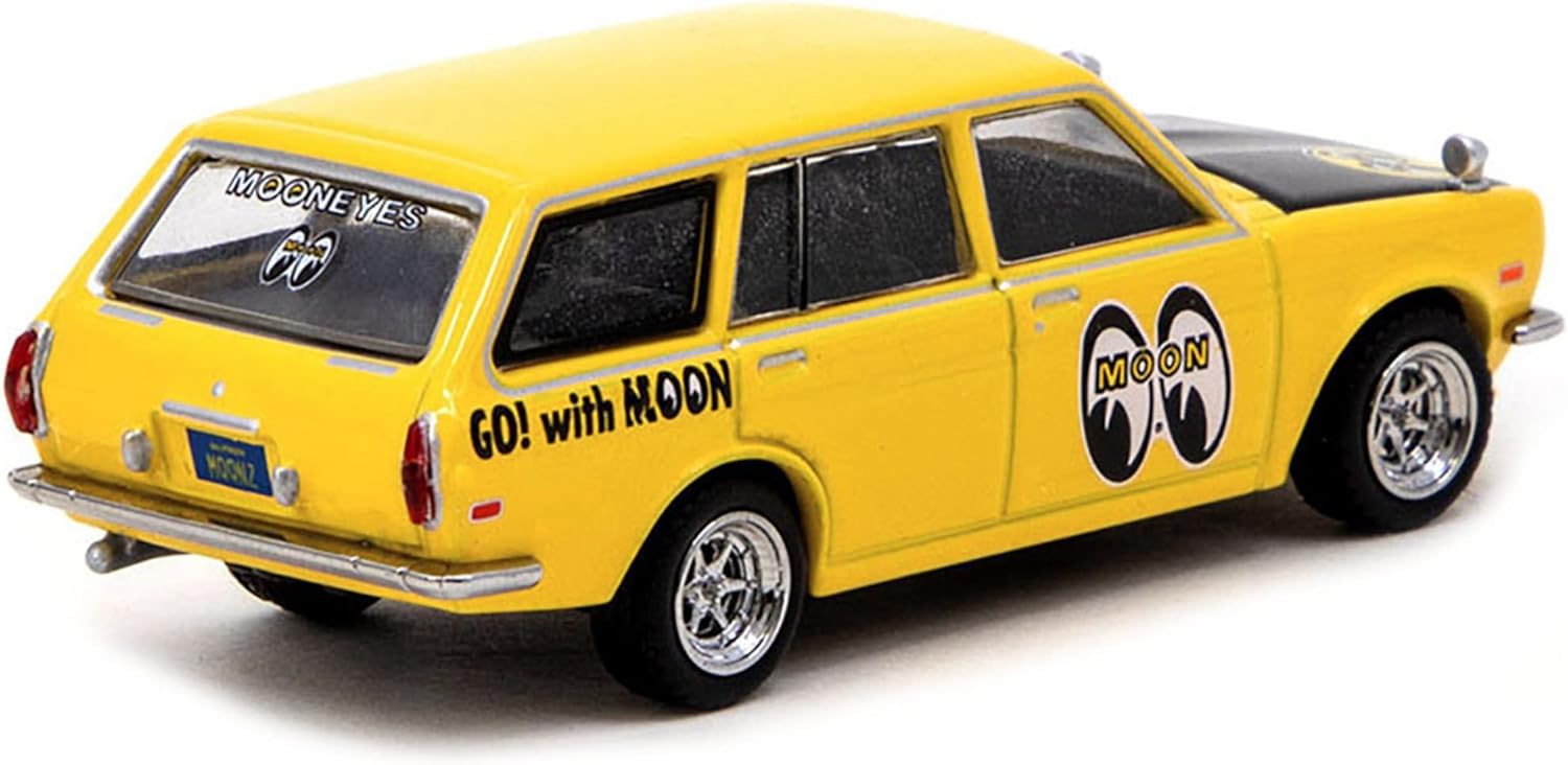 1/64 DATSUN BLUES BIRD 510 WAGON MOONEYES - TARMAC (LIMITED EDITION)