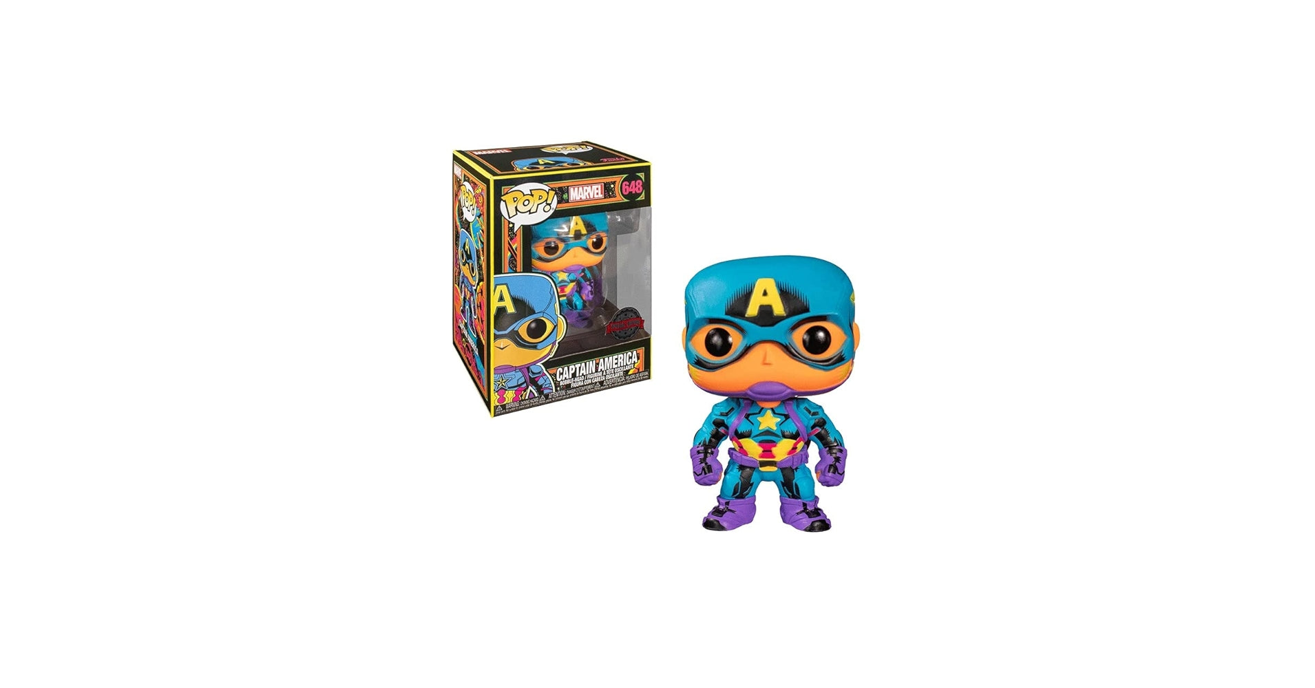 MARVEL CAPTAIN AMERICA FUNKO POP #648 ONLY AT