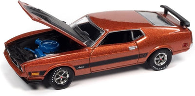 1/64 1973 FORD MUSTANG MACH 1 COOPER METALLIC RED - VINTAGE MUSCLE