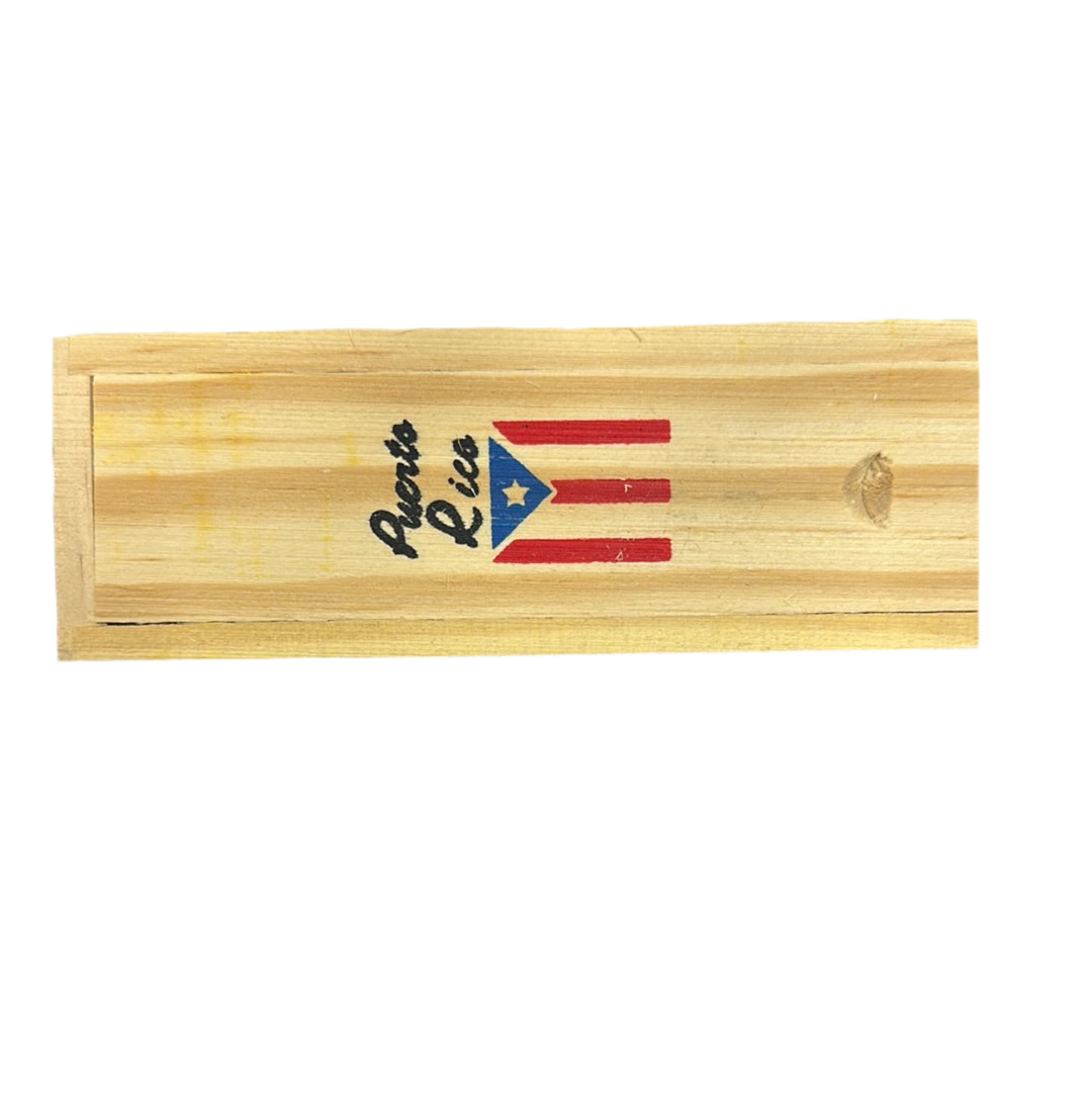 MINI DOMINÓ DE PUERTO RICO CON BANDERA