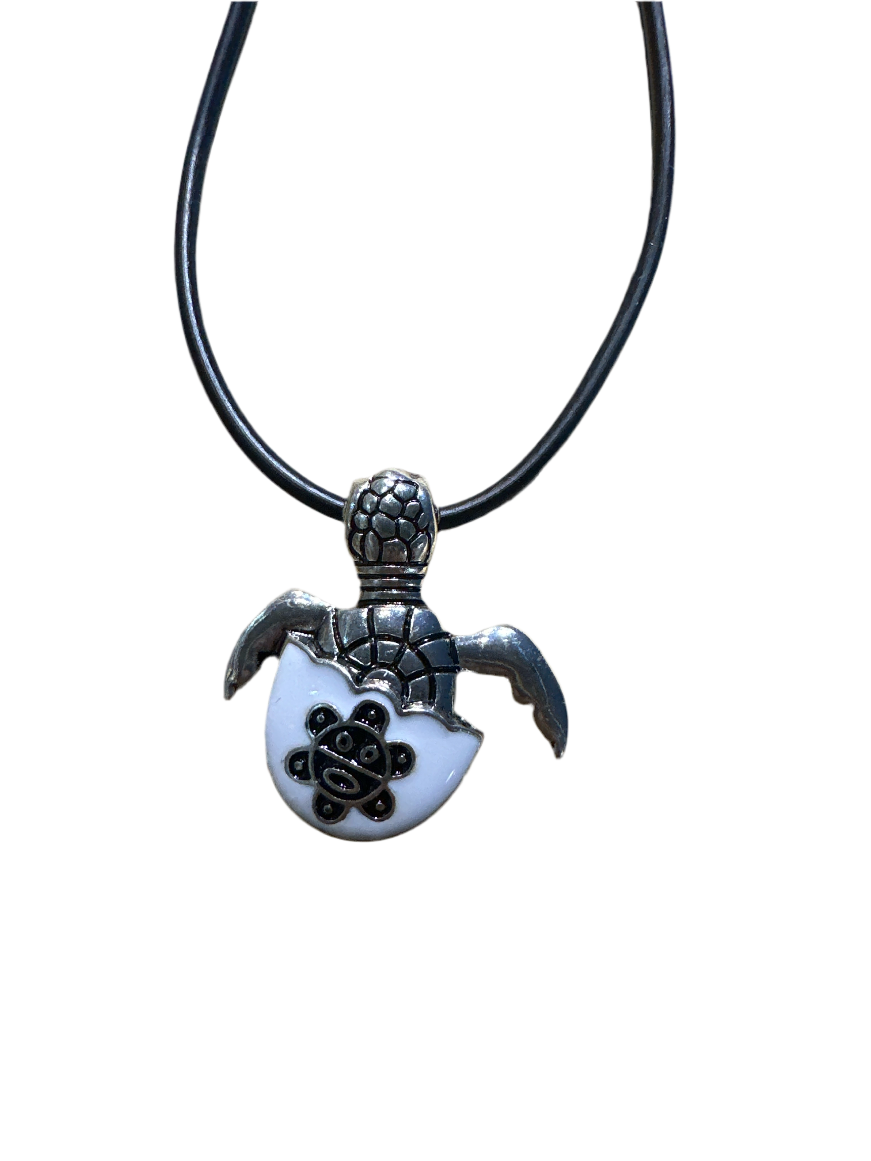 COLLAR (A-2)DE PUERTO RICO EN FORMA DE TORTUGA CON SOL TAINO - PUERTO RICO NECKLACES TURTLE WITH SUN TAINO