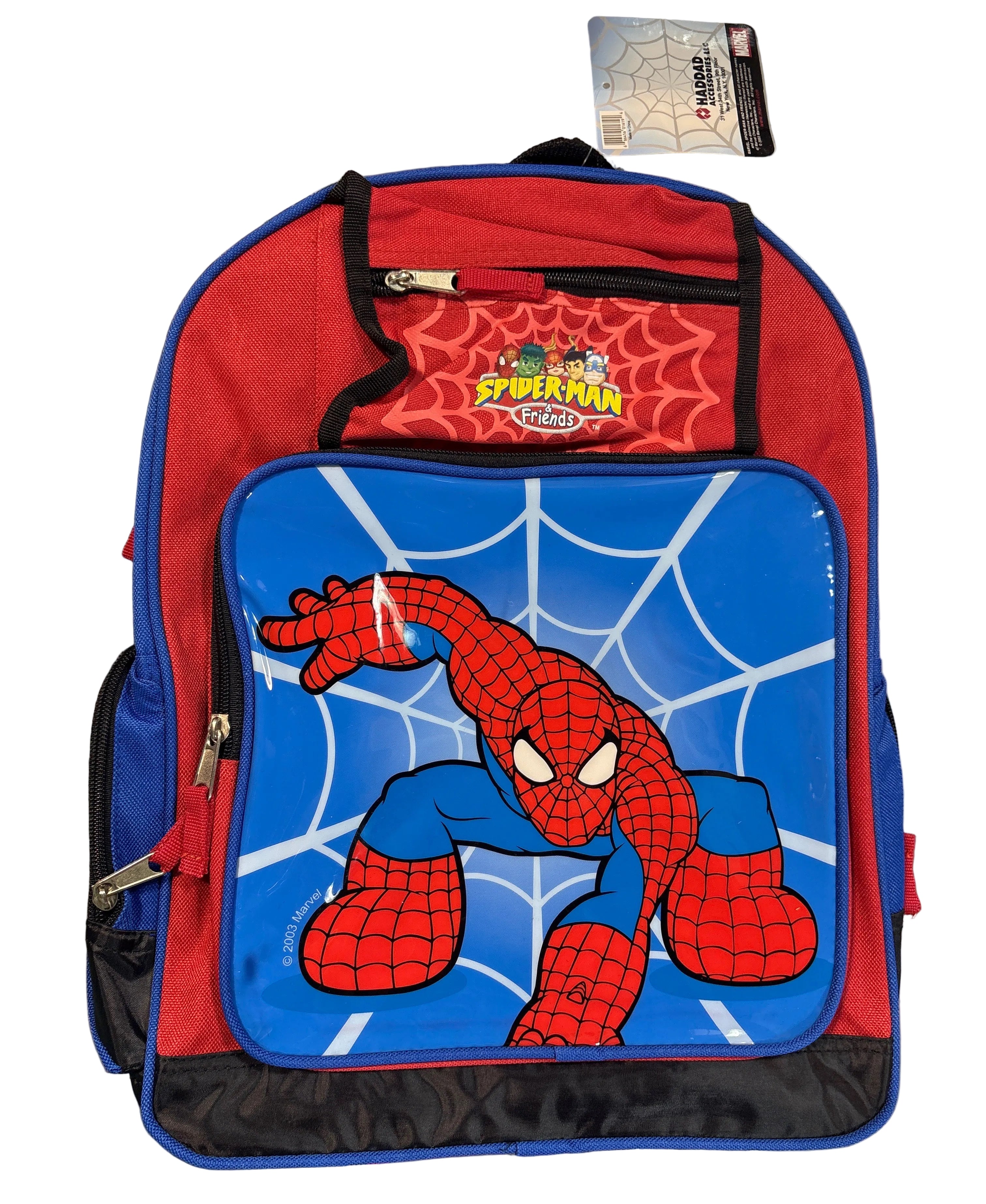 16” SPIDER-MAN RELIEF WIDE BACK PACK
