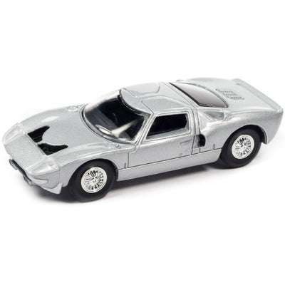 FORD GT40 MK1 1965 PLATA METALIZADO - MÚSCULO VINTAGE