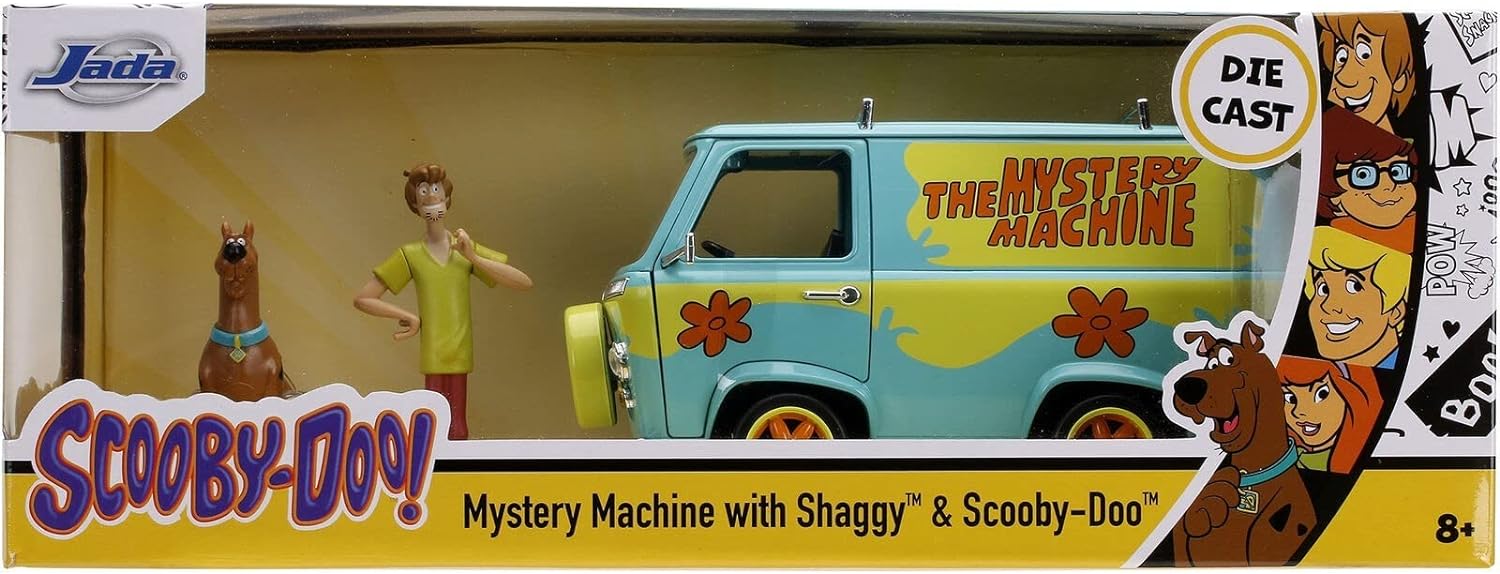 1/24 MÁQUINA MISTERIOSA CON SHAGGY Y SCOOBY DOO