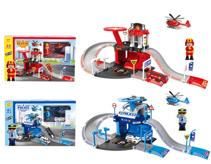 PARKING LOT / HELIPORT PLAY SET ITEM # 660-A2