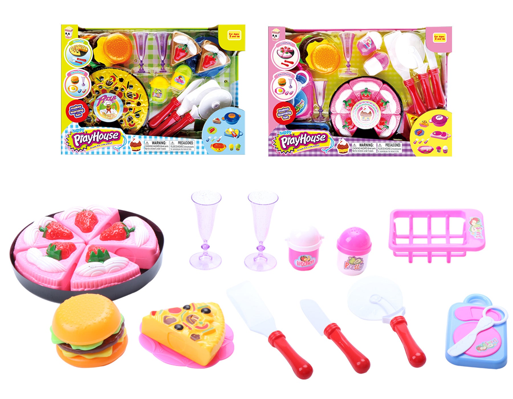 CAKE & PIZZA PLAY SET ITEM# 665-9B