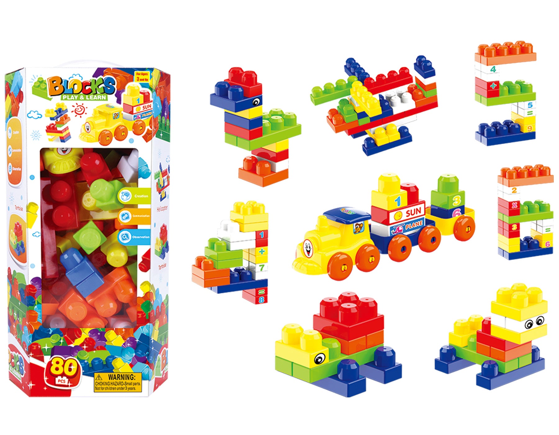 BLOCKS PLAY SET 16" - JUMBO SET ITEM # 6655-2