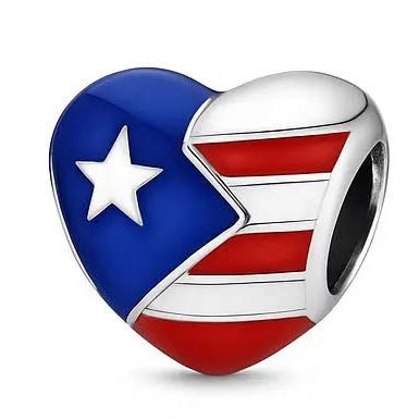 PUERTO RICO HERITAGE CHARM FOR BRACELET OR NECKLACE