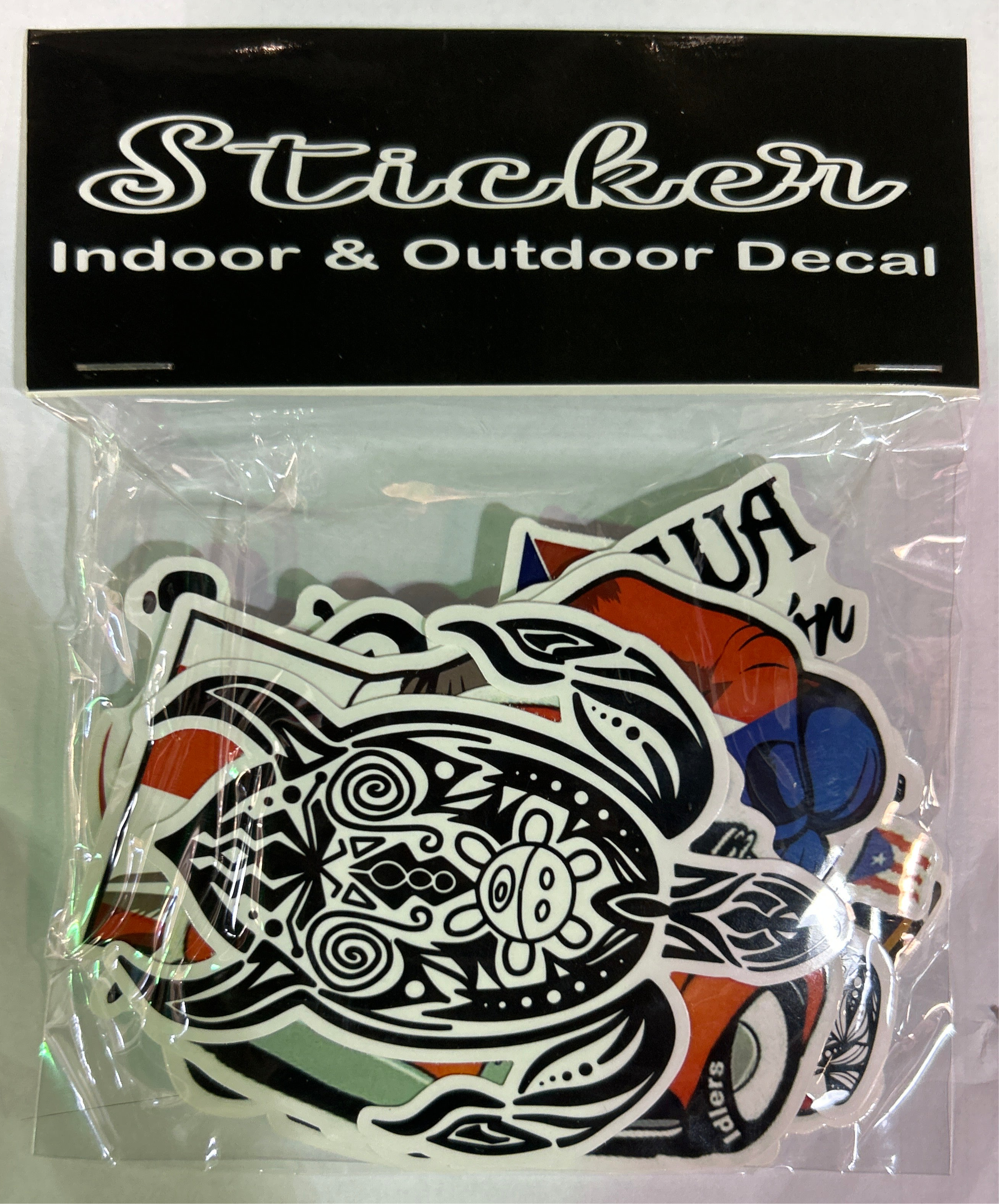 PUERTO RICO 10 PCS STICKER PACK