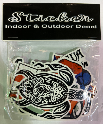 PUERTO RICO 10 PCS STICKER PACK