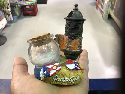 PEN HOLDER SAND GARITA - PUERTO RICO LAPICERO GARITA CON ARENA