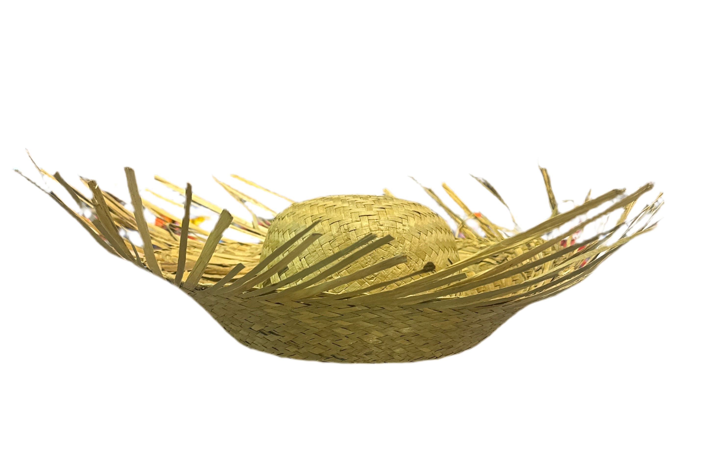 SOMBRERO PAVA DE PUERTO RICO TAMAÑO ADULTO - PUERTO RICO STRAW HAT ADULT SIZE (PD)
