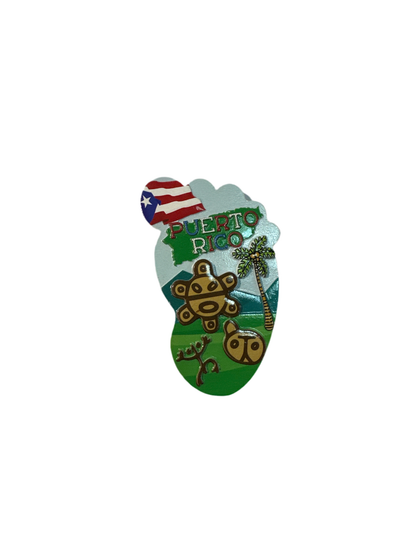 MAGNET PUERTO RICO FOOT- MAGNETO PIE