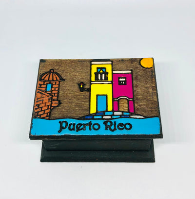 Cofre pequeño de madera-San Juan-Morro
