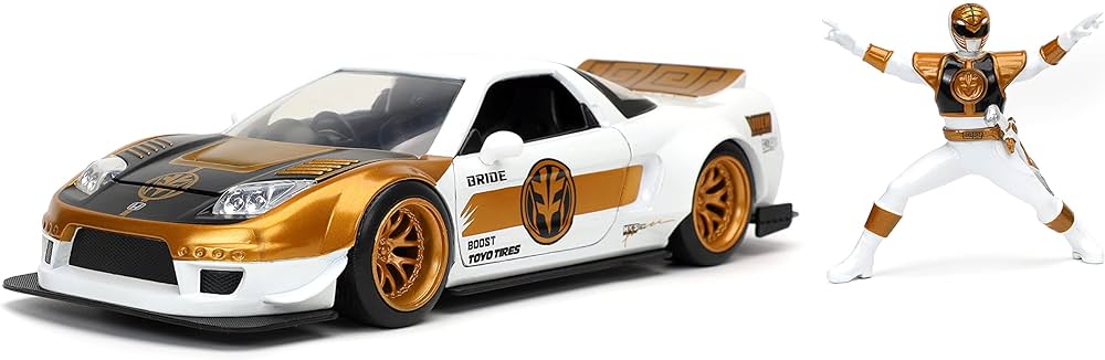 RANGER BLANCO Y HONDA NSX TYPE R 2002: POWER RANGER CON ESPECIFICACIÓN JAPONESA