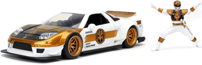 1/24 WHITE RANGER & 2002 HONDA NSX TYPE R  - JAPAN SPEC POWER RANGER