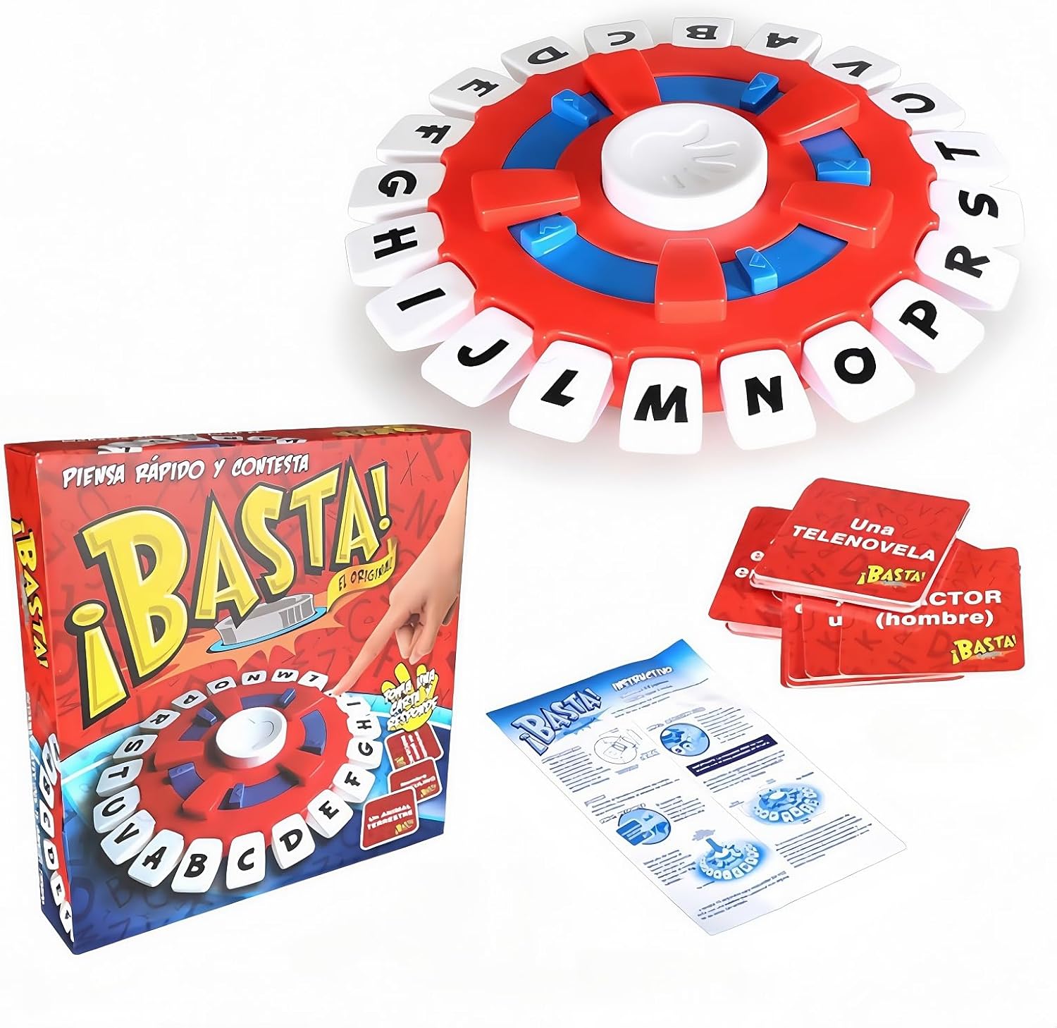 BASTA! JUEGO DE MESA ESPAÑOL - LATIN SPANISH BOARD GAME, WORD GAME, BOARD GAME