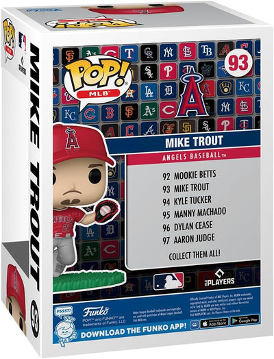 FUNKO POP DE MIKE TROUT N.º 08 ÁNGELES DE CALIFORNIA