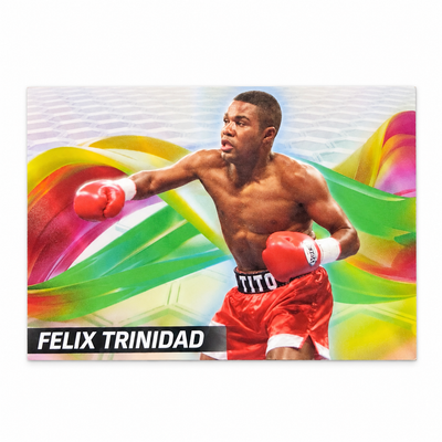 TITO TRINIDAD BOXING TRADING CARD / TARJETA COLECCIONABLE BOXEADOR TITO TRINIDAD DE PUERTO RICO