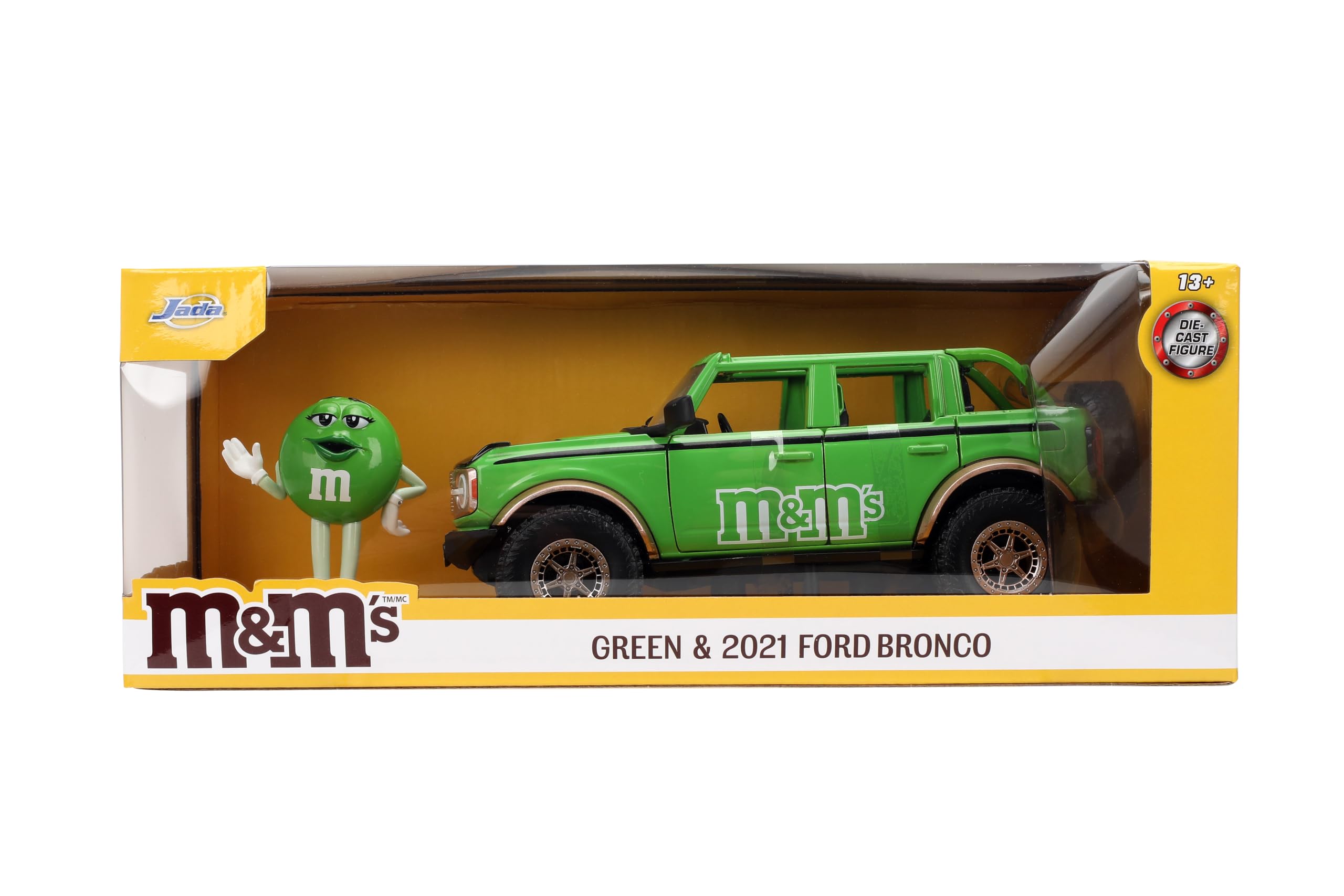 1/24 GREEN & 2021 FORD BRONCO - JADA