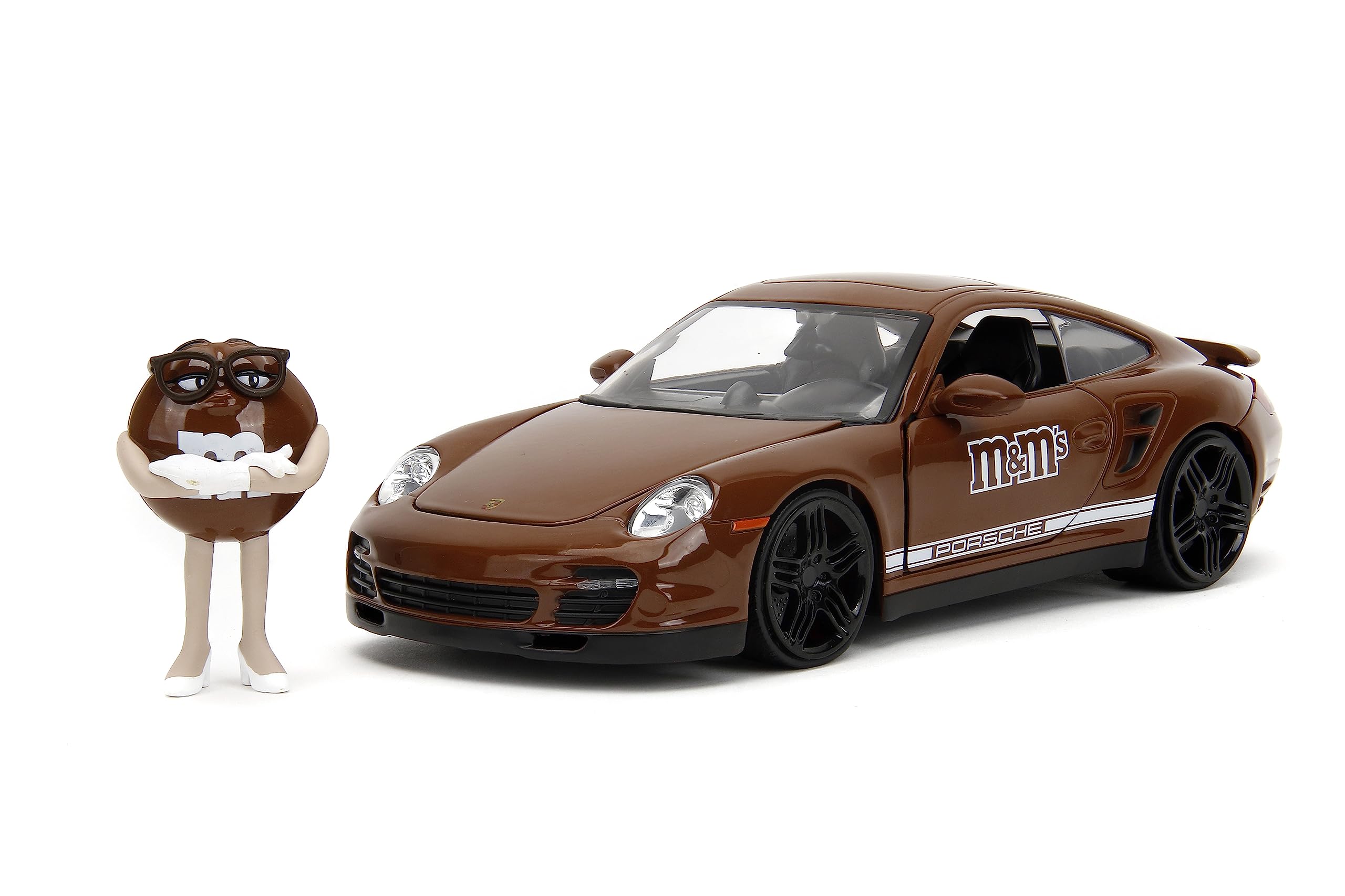 MARRÓN Y PORSCHE 911 TURBO - M&amp;M'S