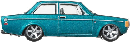 1/64 ‘73 VOLVO 142 GL TURQUOISE METALLIC  - "AUTO STRASSE" CAR CULTURE