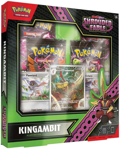POKEMON - COLECCIÓN DE ILUSTRACIONES DE KINGAMBIT “SHROUDED FABLE” DE SCARLET Y VIOLET 