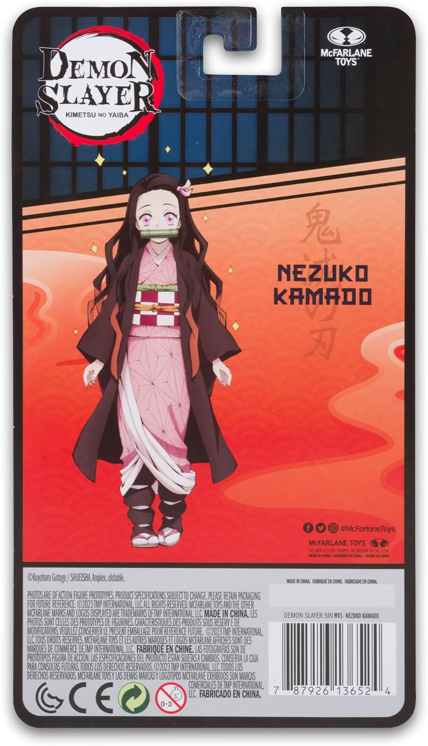 DEMON SLAYER NEZUKO KAMADO 5" WAVE 1 FIGURE