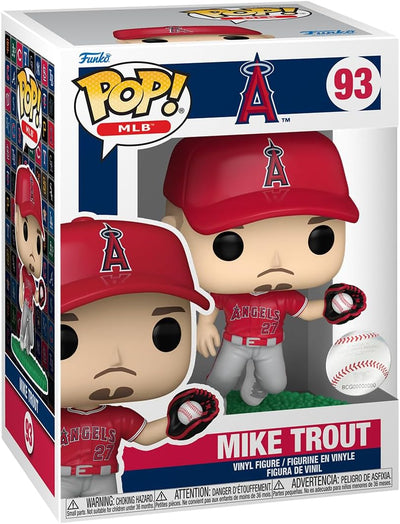 FUNKO POP DE MIKE TROUT N.º 08 ÁNGELES DE CALIFORNIA
