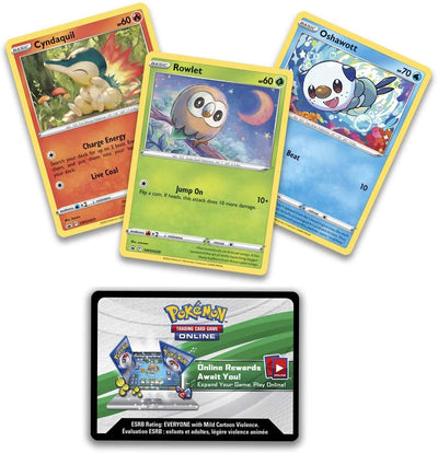 Cofre de coleccionista de Pokémon TCG primavera 2022: Rowlet/Cyndaquil/Oshawott