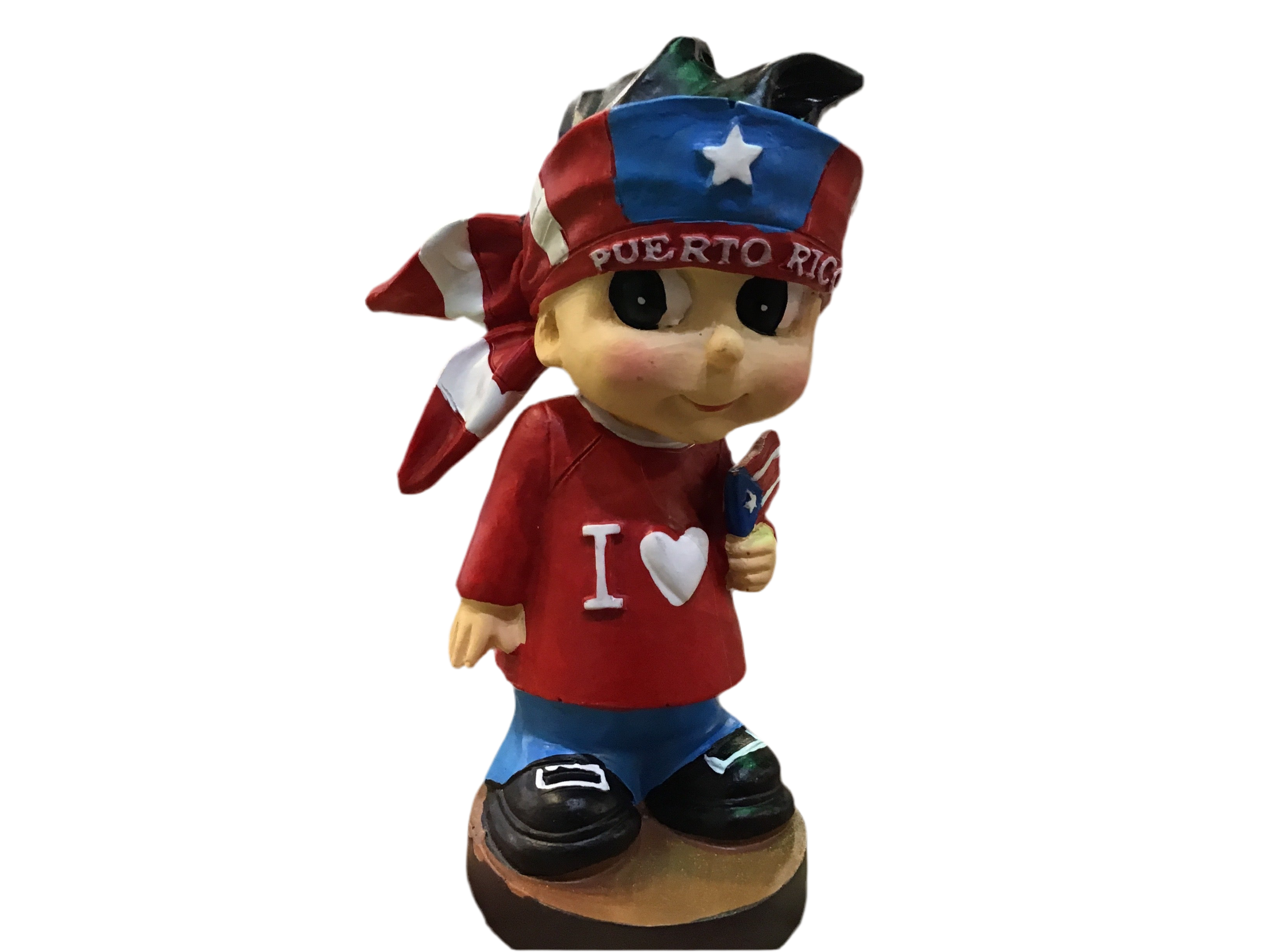 BOBBLEHEAD I LOVE PUERTO RICO KID
