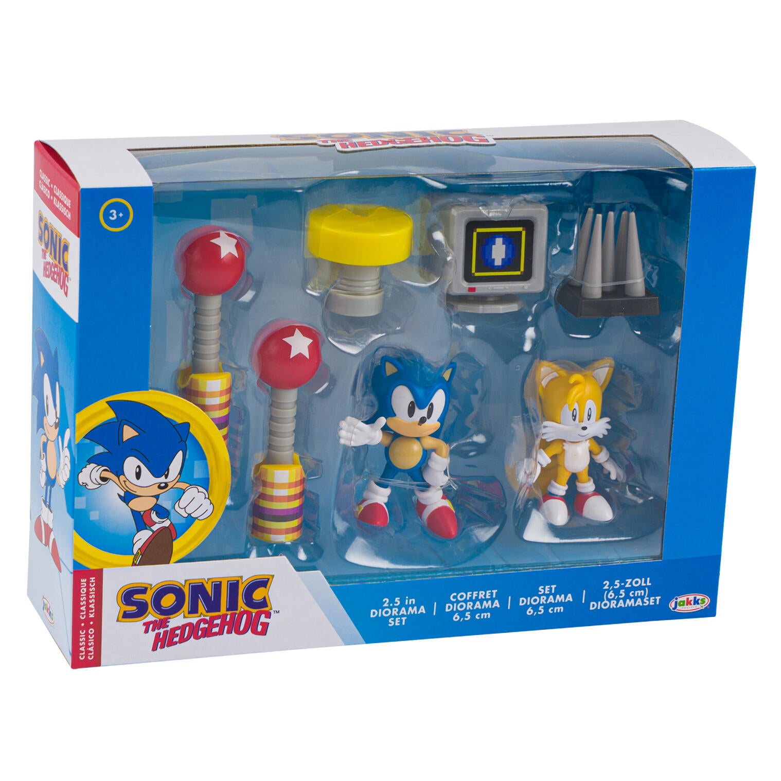 SONIC THE HEDGEHOG 2.5 INCH ACTION FIGURE DIORAMA SET