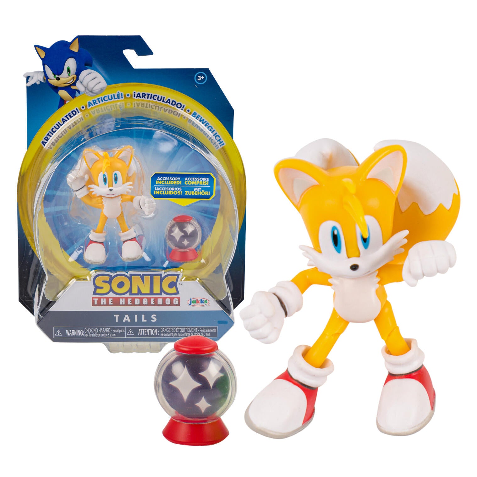 SONIC THE HEDGEHOG TAILS ACTION FIGURE 4"