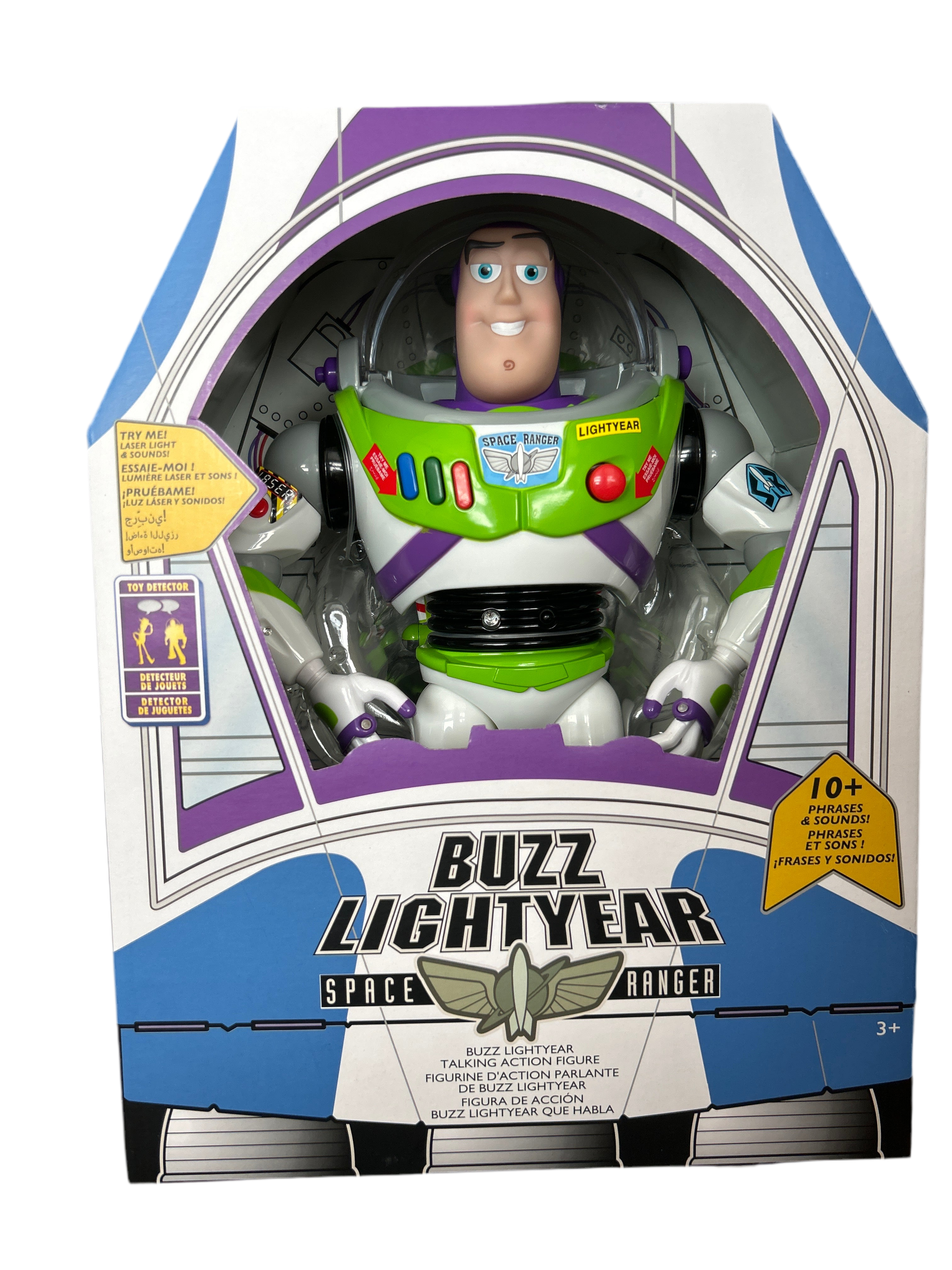 12” BUZZ LIGHTYEAR INTERACTIVE TALKING ACTION FIGURE - TOY STORY