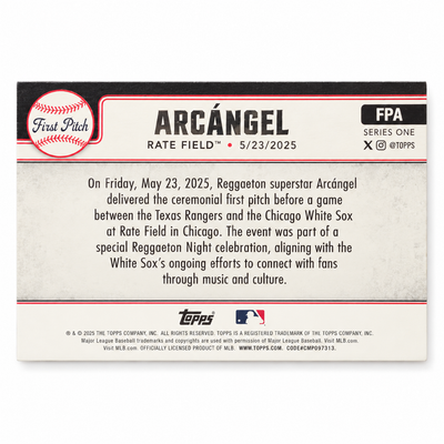 ARCANGEL TRADING CARD / TARJETA COLECCIONABLE DE ARCANGEL