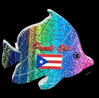MAGNETO PEZ MOSAICO PUERTO RICO
