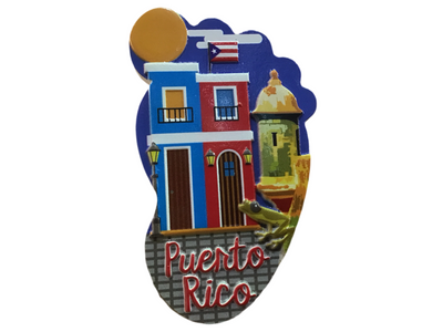 MAGNET PUERTO RICO FOOT- MAGNETO PIE