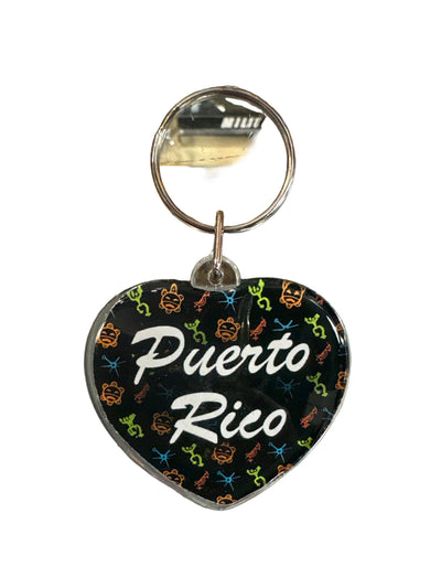 LLAVERO CORAZÓN DE PUERTO RICO