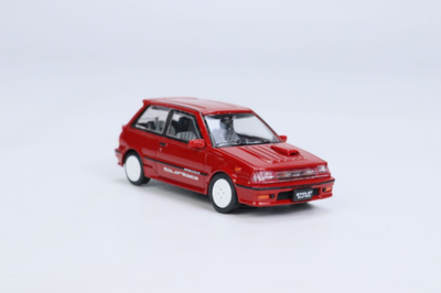 1/64 1988 TOYOTA STARLET TURBO - S EP71 - ROJO
