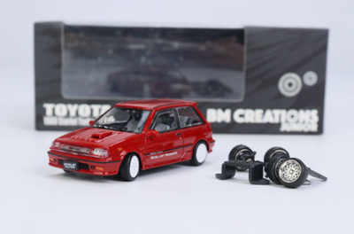 1/64 1988 TOYOTA STARLET TURBO - S EP71 - ROJO