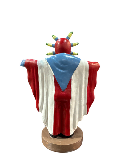 VEJIGANTE FIGURE PUERTO RICO FLAG- FIGURA VEJIGANTE BANDERA DE PUERTO RICO