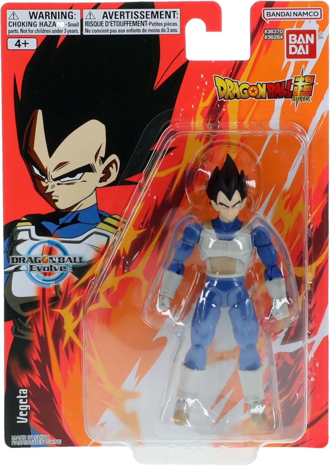 DRAGON BALL SUPER - EVOLVE 5" VEGETA ACTION FIGURE 36284