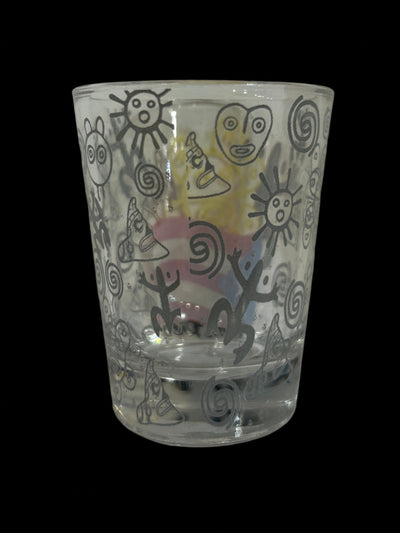 VASO DE CHUPITO DE 3" CON SÍMBOLOS DE CULTIVO CLARO DE PUERTO RICO